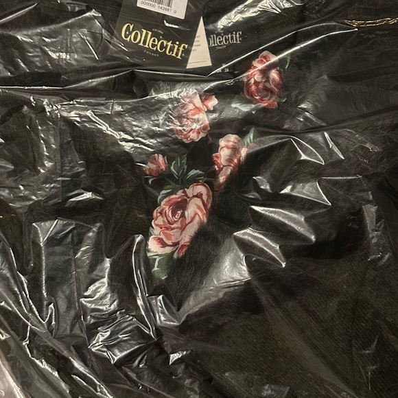 Collectif Olive Green Molly Riding Jacket XL - Picture 8 of 8